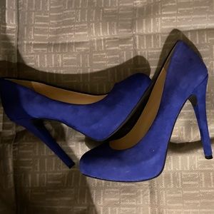 Jassica Simpson Navy Blue Women’s 
High Heels Pumps Pointed Toe